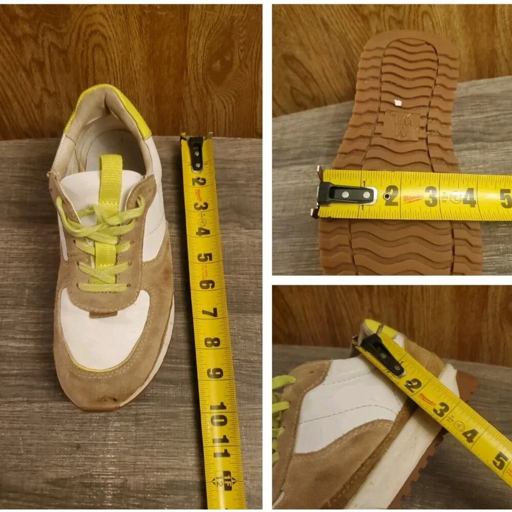 Madewell Kickoff Trainer‎ Sneakers Women’s 6.5 Brown White